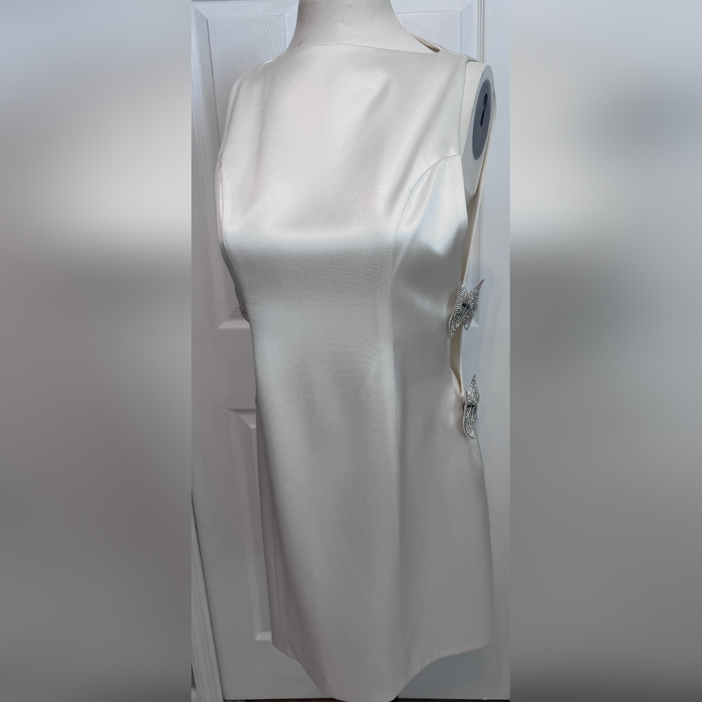 Retrofete Nadine Bridal Dress Size Medium Fits Small Sz 6 - Picture 12 of 14